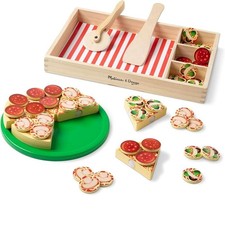 Melissa & Doug Pizza Party Set Gioco Cibo in Legno