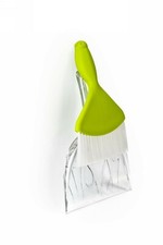 Spazzapassero - Spazzola e Pattumiera - Qualy - Verde/Trasparente