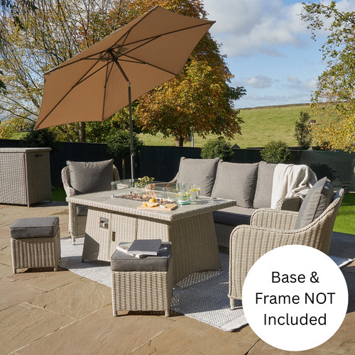 Ombrellone giardino taupe - ombrellone,