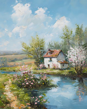 Poster da giardino cottage