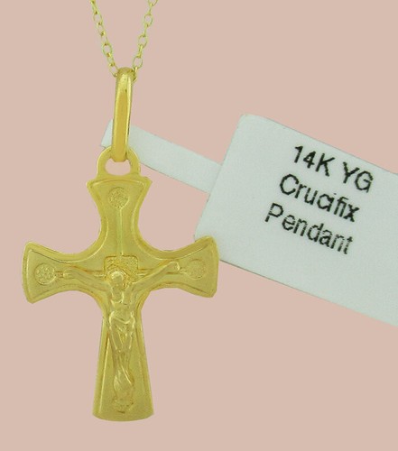 Collana ciondolo crocifisso - ciondolo,