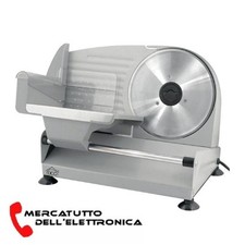 Affettatrice DCG AS2465N   Lama in Acciaio 19 cm Piedini anti-scivolo 150W