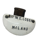 Insegna / placa d'epoca di una vecchia azienda o attività commerciale