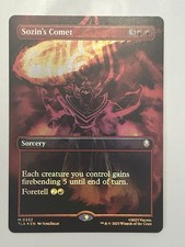 Sozin's Comet Borderless Foil