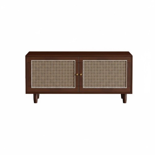 Scarpiera con ante rattan - ante,