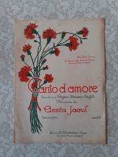 Antico e raro spartito per canto e pianoforte