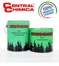 Resina Epossidica Trasparente Bicomponente - Autolivellante Effetto Acqua 800gr 