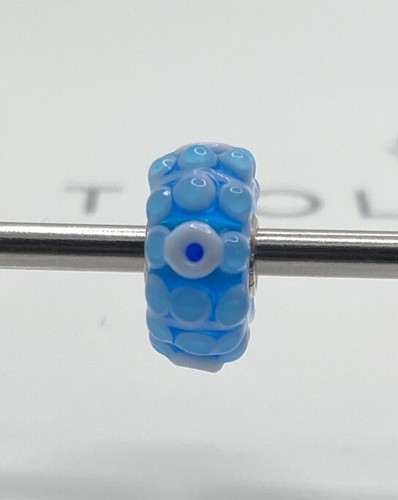 Trollbeads blue bump beads - trollbeads,