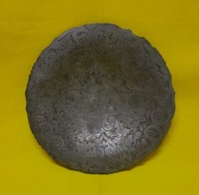 ✅ ANTICO CENTROTAVOLA LIBERTY FRANCESE EPOCA PRIMI 900 IN PELTRO CESELLATO-4122