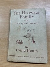1930 The Browser Famiglia & Loro Great Giorno Fuori Irene Heath Illustrato Libro