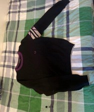 MAGLIONE FRED PERRY SWEATSHIRT SWEATER DONNA WOMAN NERO BLACK NOIR MG-2