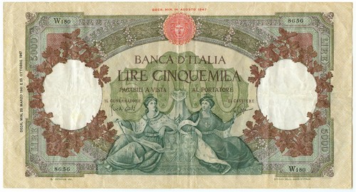 5000 lire capranesi - lire,
