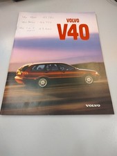 VOLVO V40 XATALOGO BROCHURE DEPLIANT PROSPEKT