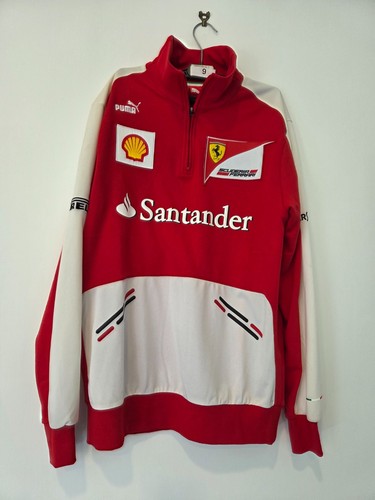 Felpa ferrari puma - metà, zip