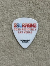 Scorpions/Buckcherry 2025 Las Vegas Residency Tour Plettro per chitarra - Bianco