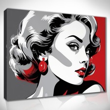 Quadro Donna Stile Pop Art