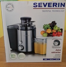 centrifuga frutta e verdura Severin ES3566 BPA free 400W INOX colore nero