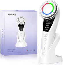 Massaggiatore Viso Antirughe di seconda generazione, 5 in1 Pulizia Viso,Pulire I