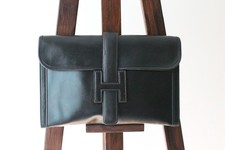 Hermès pochette Jige en cuir