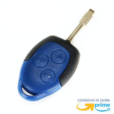 Guscio chiave con lama cover COMPATIBILE per Ford Transit Cover Telecomando Blu