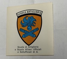 Adesivo scuola artiglieria - "scuola, di