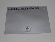 LANCIA DELTA 1300 - 1500 DEPLIANT BROCHURE PROSPEKT CON CATALOGO (G6)