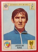 FIGURINA CECOSLOVACCHIA LADISLAV KUNA PANINI MEXICO70 100% ORIGINAL STICKER