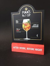 Pimm's supporto menu tavolo
