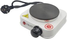 Fornello Singolo Elettrico Portatile 500W Piastra Elettrica in Ghisa Campeggio