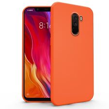 Cover Custodia Tpu Soft SIlicone Morbido per Xiaomi Pocophone F1 Arancione