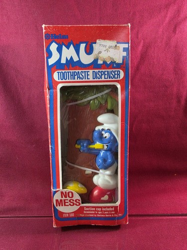 Vtg 1983 smurf toothpaste - vtg,