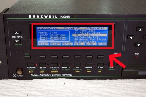 Nuovo lcd per kurzweil - lcd,