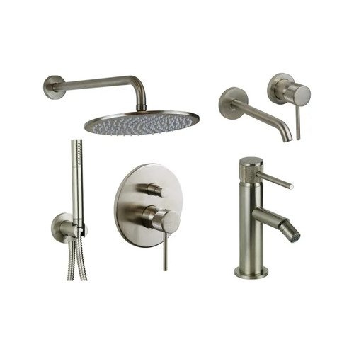 Set miscelatori lavabo muro - lavabo,