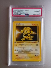 POKEMON ELECTABUZZ 1st PRIMA ED. SET BASE ITALIANO PSA 10