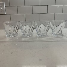 Set 4 bicchieri da whisky vintage Campanule by CRISTAL DE SEVRES in CONDIZIONI IMPECCABILI