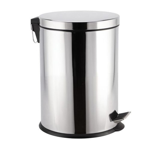 Pattumiera pedale inox - pattumiera,