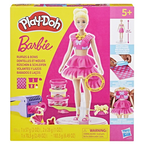 Play doh barbie - play-doh, ruffles