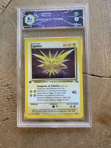 Zapdos holo 1º edizione set - zapdos,