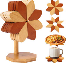 Set Di 5 Sottopentola in Legno