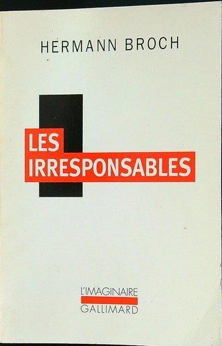 Les irresponsables broch - irresponsables,