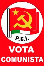 Poster Manifesto Locandina Elettorale Partito Comunista Italiano Stampa 32x47 Cm