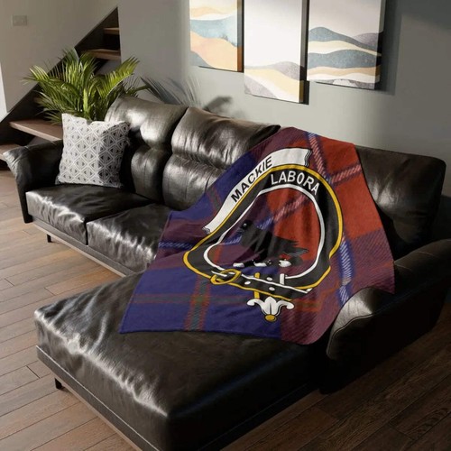 Coperta lancio tartan crest