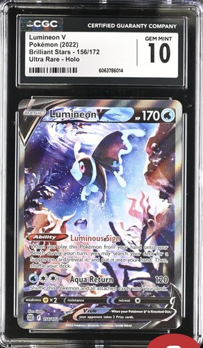 Cgc lumineon 156 - #156, stelle