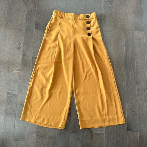 Zara flowy cropped - cropped, wide