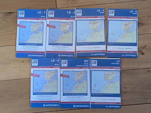 Jeppesen vfr gps charts - jeppesen, le-1