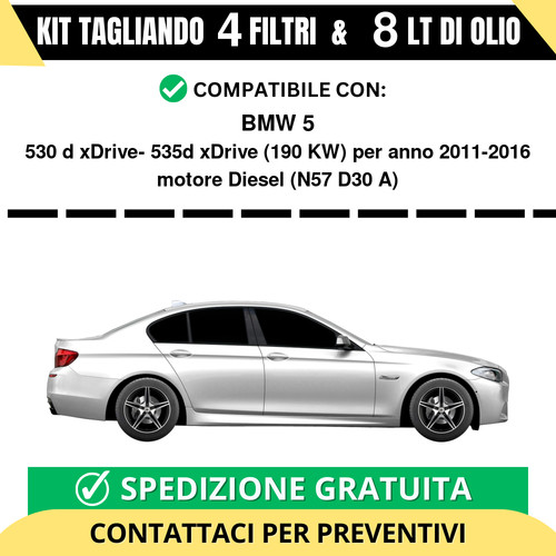 Tagliando per bmw 530d - tagliando, 5