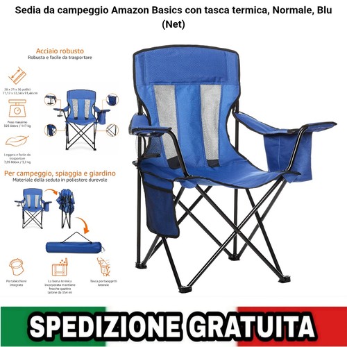 Sedia campeggio basics con - basics,
