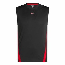 Maglia Smanicata da Uomo Reebok Id Train Energy Slvl Nero