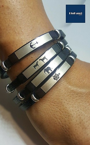 Bracciale uomo cuoio - uomo, e
