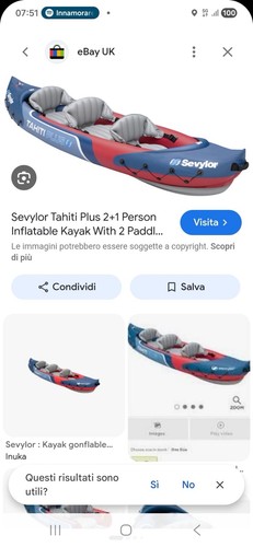 Canoa gonfiabile - canoa,